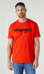 WRANGLER LOGO TEE MĘSKI T-SHIRT KOSZULKA Z NADRUKIEM LOGO W7X1D3R42 112328985. T-shirty Wrangler, m, bez wzorów, bez kołnierzyka, bez ramiączek. Za 69.99 zł.