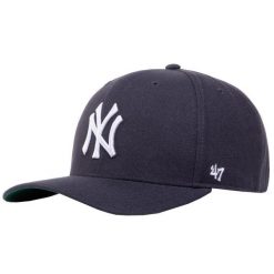 Czapka z daszkiem męska 47 Brand New York Yankees Cold Zone '47. Niebieskie czapki z daszkiem 47 Brand, bez wzorów, z wełny. Za 139.00 zł.