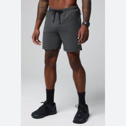 Krótki podwójny Fabletics The One 7". Szare szorty FABLETICS, bez wzorów, sportowe. Za 305.70 zł.