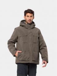 Jack Wolfskin Kurtka zimowa Textor Utility Jkt 1116101 Brązowy Regular Fit. Brązowe kurtki outdoor i hardshell Jack Wolfskin, na zimę, m, bez wzorów, z syntetyku, bez kaptura. Za 1,349.00 zł.