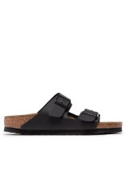 Birkenstock Klapki Arizona Birko-Flor 0051793 Czarny. Czarne klapki Birkenstock, ze skóry. Za 309.99 zł.