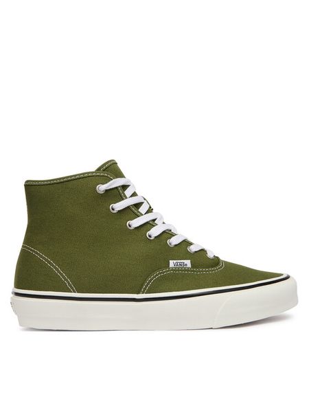 Vans Sneakersy Authentic Hi 2.0 VN000E8HGRK1 Zielony. Zielone buty sportowe casual Vans, bez wzorów, z materiału, bez zapięcia. Za 291.99 zł.