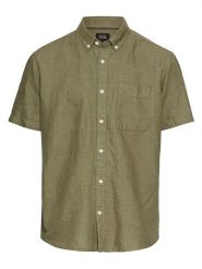 Camel Active Koszula - Regular fit - w kolorze khaki rozmiar: 6XL. Brązowe koszule Camel Active, xl, bez wzorów, bez kołnierzyka, bez ramiączek. Za 130.99 zł.