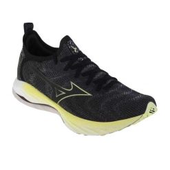 Męskie Buty Sportowe Neo Wind Wave. Czarne buty turystyczne Mizuno, bez wzorów, z gumy, bez zapięcia, trekkingowe. Za 1,039.99 zł.