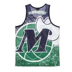 Koszulka Sportowa bez rękawów Mitchell & Ness NBA Dallas Mavericks Tank Top. Czarne bezrękawniki Mitchell & Ness, bez wzorów, bez ramiączek, do koszykówki. Za 199.00 zł.