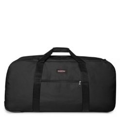 Torba podróżna Eastpak Warehouse Plus. Czarne torby na ramię Eastpak, z aplikacjami, z gumy, na ramię, duże, bez dodatków. Za 480.75 zł.