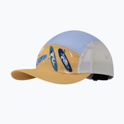Czapka z daszkiem BUFF 5 Panel Go. Żółte czapki z daszkiem Buff, bez wzorów. Za 149.99 zł.