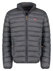 Geographical Norway Kurtka pikowana w kolorze szarym rozmiar: XL. Szare kurtki Geographical Norway, xl, bez wzorów, bez kaptura. Za 160.96 zł.