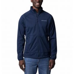 Kurtka Przejściowa Męska Columbia Canyon Meadows Softshell Jacket. Niebieskie kurtki softshell Columbia, m, bez wzorów, z softshellu, bez kaptura. Za 507.99 zł.