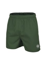 Spodenki sportowe treningowe męskie Pitbull West Coast Performance Small Logo. Zielone krótkie spodenki sportowe PITBULL, l, bez wzorów, z materiału. Za 149.00 zł.