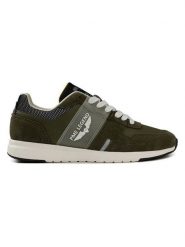 PME Legend Skórzane sneakersy w kolorze khaki rozmiar: 44. Brązowe buty sportowe casual PME Legend, bez wzorów, bez zapięcia. Za 223.99 zł.