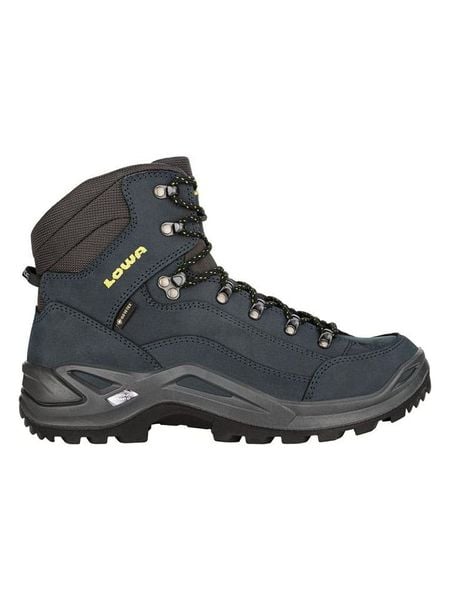 LOWA Skórzane buty turystyczne "Renegade GTX Mid" w kolorze granatowym rozmiar: 46. Niebieskie buty trekkingowe Lowa, bez wzorów, z gore-texu, bez zapięcia. Za 782.99 zł.