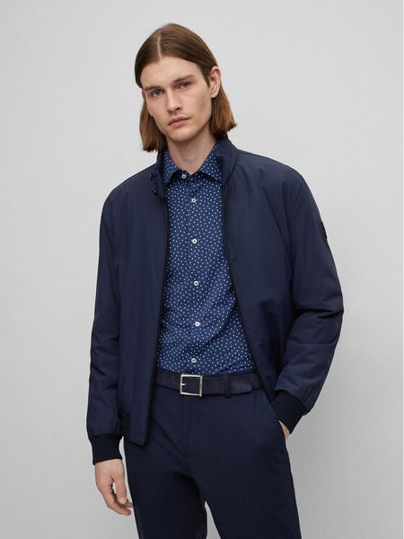 Boss Kurtka bomber P-Cordovan 50493682 Granatowy Regular Fit. Niebieskie kurtki Boss, m, bez wzorów, z syntetyku, bez kaptura. Za 999.00 zł.
