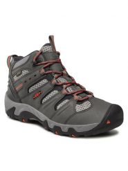 Keen Trekkingi Koven Mid Wp 1023000 Szary. Szare botki sznurowane Keen, bez wzorów, z nubiku, bez obcasa, bez zapięcia. Za 529.99 zł.