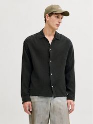 Jack & Jones Koszula Nantucket 12291804 Czarny Relaxed Fit. Czarne koszule Jack & Jones, m, bez wzorów, z wiskozy, bez kołnierzyka, bez ramiączek. Za 149.99 zł.