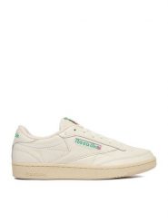 Reebok Sneakersy EO-CLUB C 85 VINTAGE 100000317 Écru. Buty sportowe casual Reebok, bez wzorów, ze skóry, bez zapięcia. Za 349.99 zł.