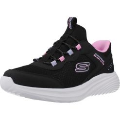 Buty SKECHERS BOUNDER PRO Czarny. Czarne buty trekkingowe Skechers, bez wzorów, z syntetyku, bez zapięcia. Za 216.99 zł.