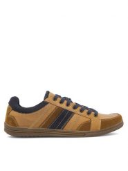 Lasocki Sneakersy VICTOR4-57 MI08 Brązowy. Brązowe buty sportowe casual Lasocki, bez wzorów, ze skóry, bez zapięcia. Za 143.99 zł.