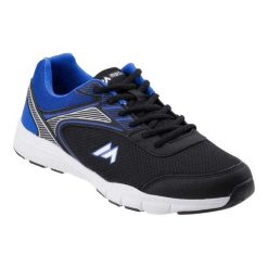 Męskie Buty Sportowe Lasabi. Czarne buty turystyczne MARTES, bez wzorów, z gumy, bez zapięcia, trekkingowe. Za 177.99 zł.
