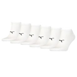 Skarpety Puma Sport Sneaker Light, 6 pary białych. Białe skarpety Puma, bez wzorów, z materiału. Za 188.79 zł.