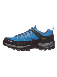 CMP Buty trekkingowe "Rigel" w kolorze niebiesko-czarnym rozmiar: 41. Czarne buty trekkingowe CMP, bez wzorów, z materiału, bez zapięcia. Za 228.88 zł.