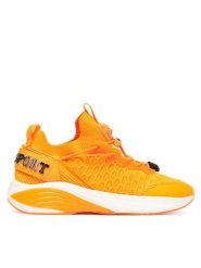 Plein Sport Sneakersy SAES USC0751 STE003N Pomarańczowy. Brązowe buty sportowe casual Plein Sport, bez wzorów, z materiału, bez zapięcia. Za 449.99 zł.