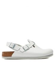 Birkenstock Sandały Tokio Sl Nl 61134 Biały. Białe sandały Birkenstock, ze skóry, bez zapięcia. Za 169.99 zł.
