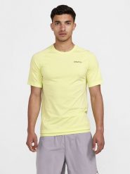 Craft Koszulka sportowa "Core Dry Active" w kolorze żółtym rozmiar: XL. Żółte t-shirty sportowe Craft, bez wzorów, bez ramiączek, outdoorowe. Za 86.99 zł.