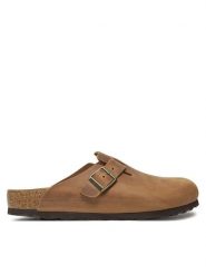 Birkenstock Klapki Boston Leoi 1028179 Brązowy. Brązowe klapki Birkenstock, ze skóry. Za 559.00 zł.