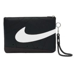 Portfel Męski Nike ICON BLAZER WRISTLET N1009949091 091 Czarny. Białe portfele Nike, bez wzorów. Za 161.99 zł.