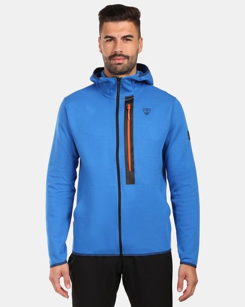Bluza bawełniana z kapturem do aktywnego stylu Kilpi OKAMPOS-M. Niebieskie bluzy z kapturem Kilpi, m, bez wzorów, z bawełny, z kapturem. Za 153.53 zł.