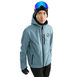Męska kurtka snowboardowa Sporty zimowe Siroko W2 Beluga. Niebieskie kurtki SIROKO, na zimę, m, bez wzorów, z softshellu, bez kaptura. W wyprzedaży za 339.00 zł.