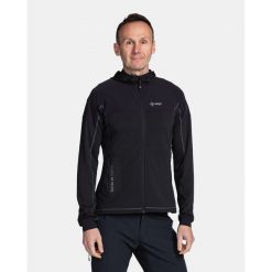Męska bluza outdoorowa Kilpi MEMPHIS-M. Czarne bluzy z kapturem Kilpi, m, bez wzorów, z materiału, z kapturem. Za 215.49 zł.