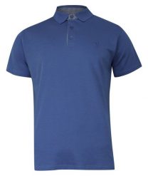 Koszulka POLO, Casualowa, Niebieska Męska, Krótki Rękaw, Jednokolorowa, T-shirt -EXPOMAN. Niebieskie bluzki z długim rękawem Expoman, l, bez wzorów, z bawełny, bez kołnierzyka, bez ramiączek. Za 109.00 zł.