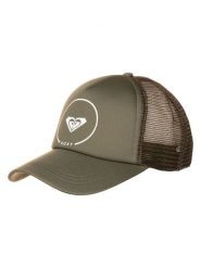 Roxy Czapka "Truckin" w kolorze khaki rozmiar: onesize. Brązowe czapki z daszkiem Roxy, bez wzorów. Za 120.52 zł.