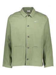 Nike Kurtka koszulowa "Life Chore" w kolorze zielonym rozmiar: L. Zielone kurtki Nike, l, bez wzorów, z bawełny, bez kaptura. Za 207.88 zł.
