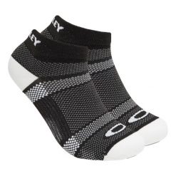 Skarpety unisex Oakley Ribbed Ellipse Short Socks. Czarne skarpety Oakley, bez wzorów. Za 65.55 zł.
