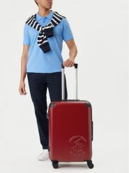 Beverly Hills Polo Club Walizka średnia CEO-BHPC-M-010-09-RED Czerwony. Czerwone walizki Beverly Hills Polo Club, bez wzorów, z tworzywa sztucznego, średnie. Za 359.99 zł.