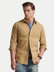 Polo Ralph Lauren Koszula 710805564505 Beżowy Regular Fit. Brązowe koszule Polo Ralph Lauren, m, bez wzorów, z bawełny, bez kołnierzyka, bez ramiączek. Za 689.99 zł.