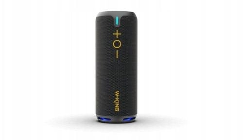 Głośnik bezprzewodowy Bluetooth W-KING D320 czarny. Czarne głośniki przenośne W-KING. Za 325.99 zł.