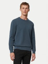 Marc O'Polo Sweter M26 5023 60074 Niebieski Regular Fit. Niebieskie swetry rozpinane Marc O'Polo, l, bez wzorów, z bawełny, bez kołnierzyka, bez ramiączek. Za 229.99 zł.