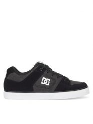 DC Sneakersy PURE 300660-KWT Czarny. Czarne buty sportowe casual DC, bez wzorów, ze skóry, bez zapięcia. Za 239.00 zł.