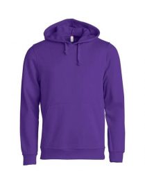 Clique Basic Hoody bluza z kapturem unisex, materiał stabilizowany – bright. Czerwone bluzy z kapturem CLIQUE, xs, bez wzorów, z bawełny, z kapturem. Za 174.92 zł.
