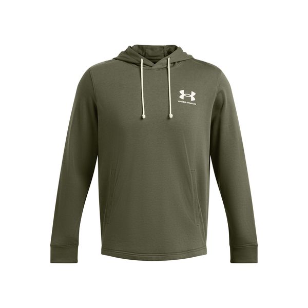 Bluza z kapturem Under Armour Rival Terry LC. Białe bluzy z kapturem Under Armour, l, bez wzorów, z materiału, z kapturem. Za 140.99 zł.