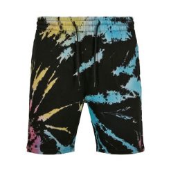 Szorty Urban classic tie dye. Czarne szorty Urban Classics, m, bez wzorów. Za 198.50 zł.