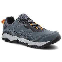 Granatowe Sneakersy Big Star Męskie Lekkie Półbuty. Niebieskie buty sportowe casual BIG STAR, bez wzorów, z materiału, bez obcasa, bez zapięcia. Za 159.00 zł.