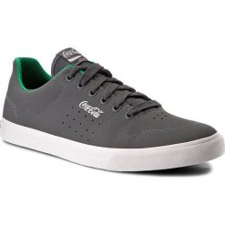 Sneakersy COCA-COLA - Feel CCA0878 Grafite/Verde. Szare buty sportowe casual marki Coca-Cola, z materiału. W wyprzedaży za 189.00 zł.