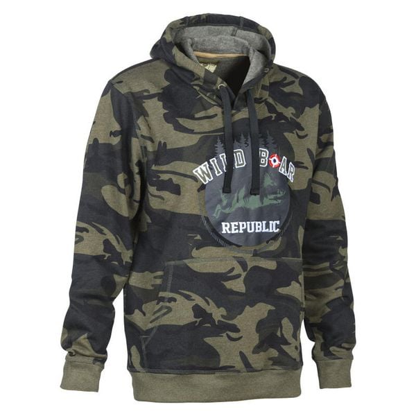 Bluza z kapturem PERCUSSION Wild Boar Republic. Zielone bluzy PERCUSSION, l, bez wzorów, z kapturem. Za 227.00 zł.