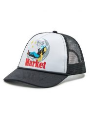 Market Czapka z daszkiem 390000169 Czarny. Czarne czapki z daszkiem Market, bez wzorów, z materiału. Za 179.99 zł.