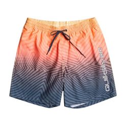 Szorty kąpielowe męskie Quiksilver Everyday Warped Logo Volley 17". Brązowe krótkie spodenki sportowe Quiksilver, m, bez wzorów, z materiału. Za 213.55 zł.
